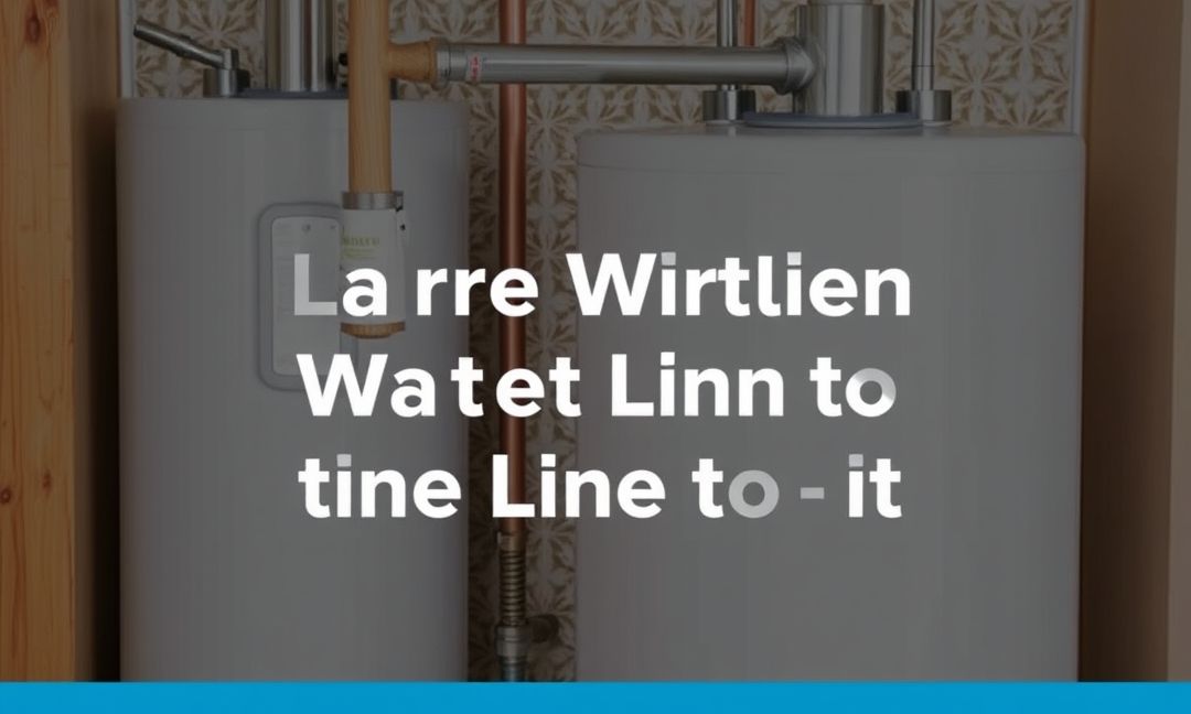 Uncover The Key Connection Main Water Line To House And Water Heater